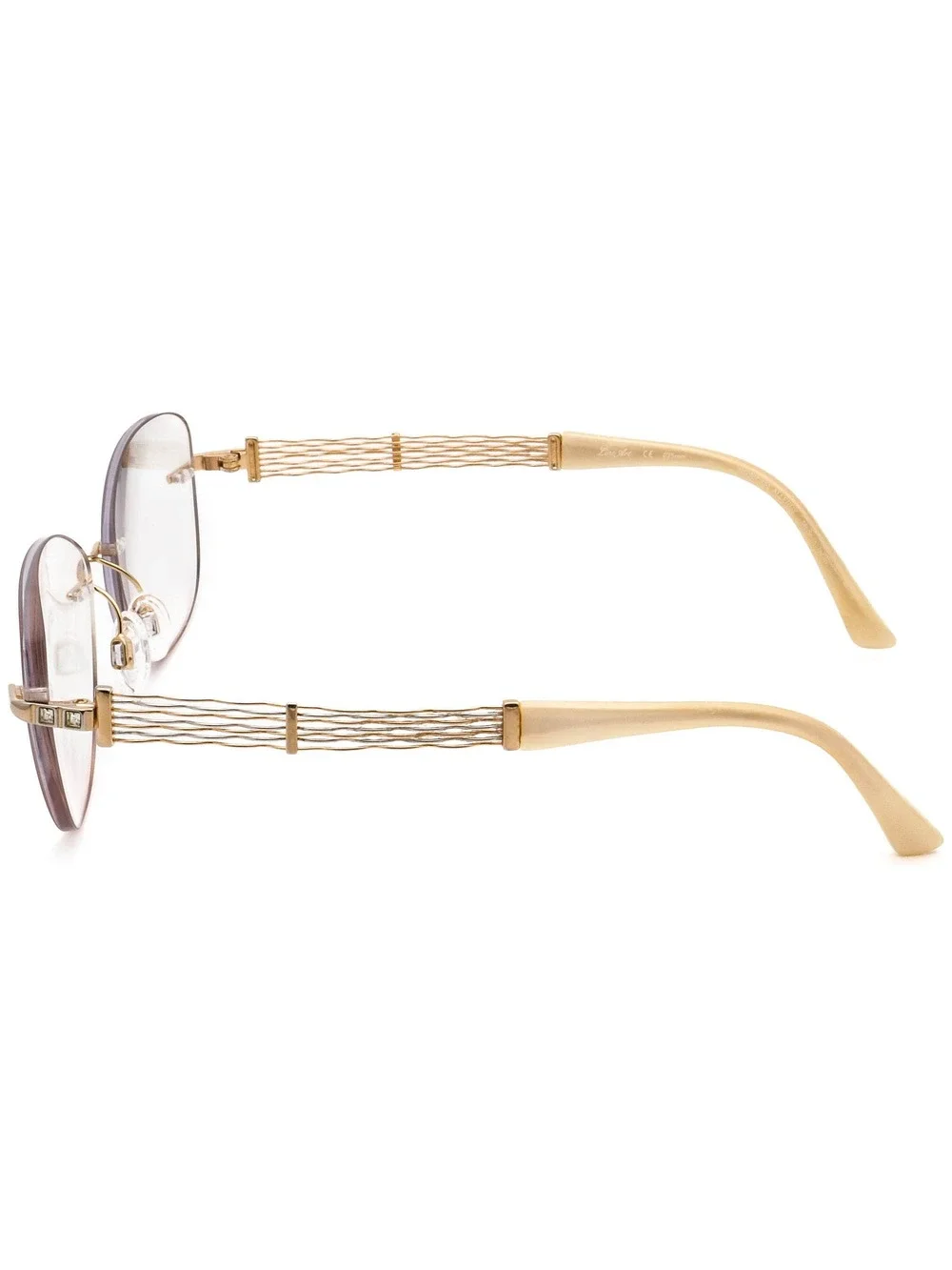 Charmant XL2053 GP Line Art Gold Plated Eyewear